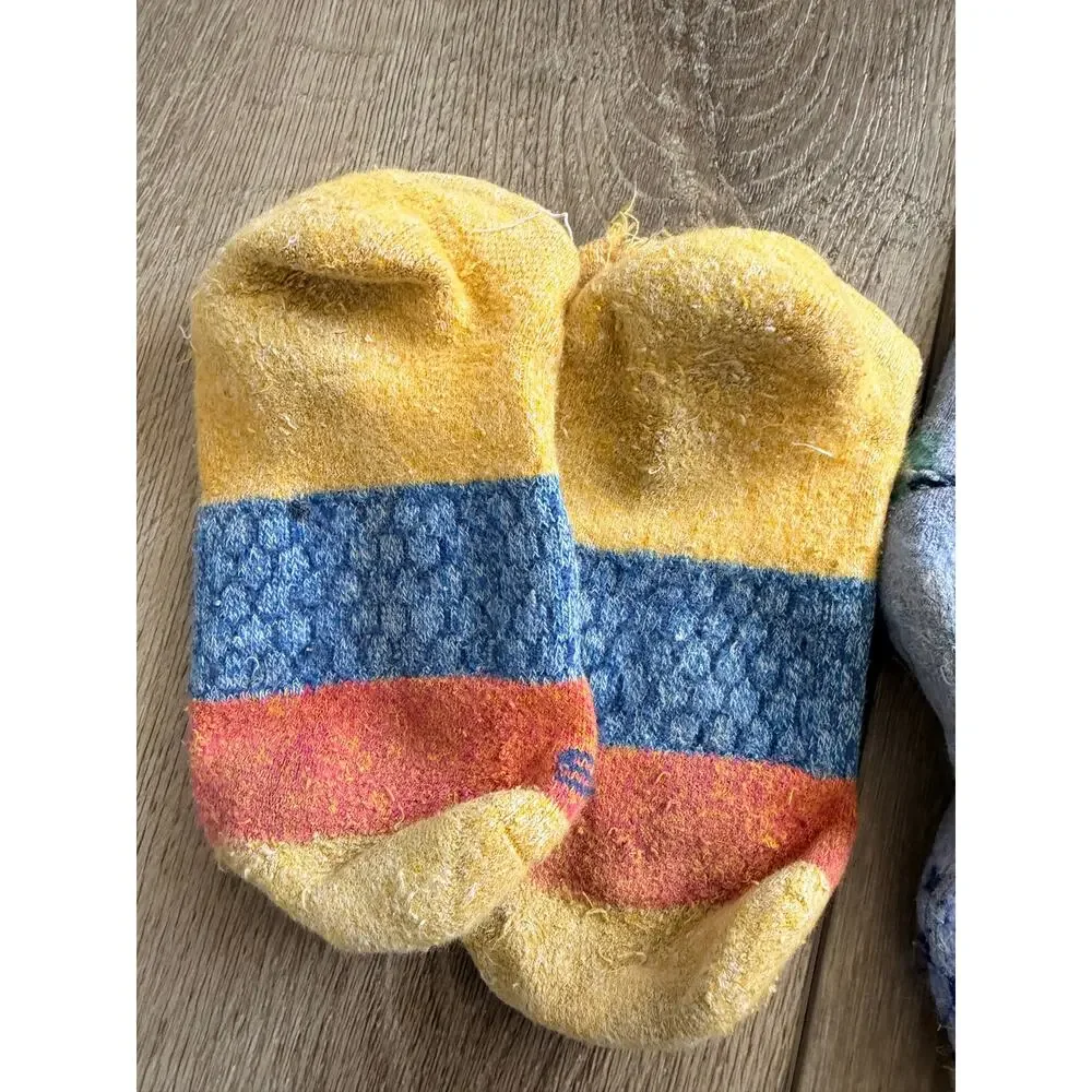 Cozy Bombas Kids Youth Ankle Sock Bundle - Blue Floral!